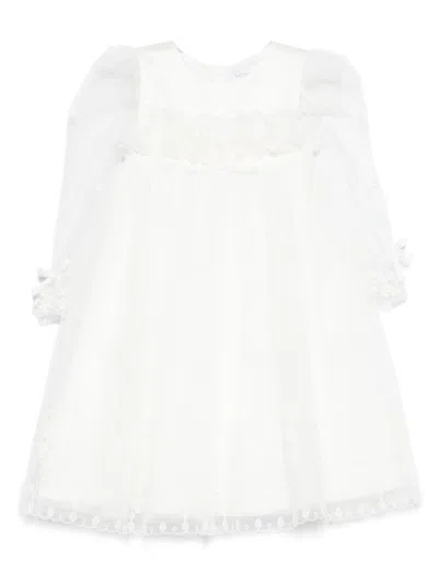 Monnalisa Babies' Tulle Dress In White