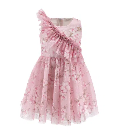 Monnalisa Kids' Tulle Flower Dress