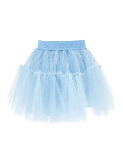Monnalisa Kids' Ruffled Tutu In Blue