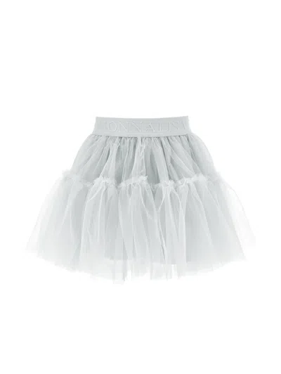 Monnalisa Babies'  Tulle Tutu Skirt In Gray