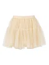 Monnalisa Skirt  Kids Color Beige In Neutral