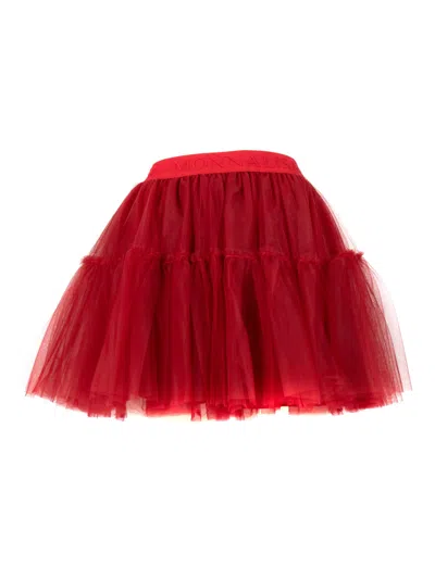 Monnalisa Kids' Tut Tulle Skirt In Red