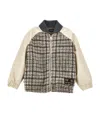 Monnalisa Tweed Bomber Jacket