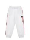 Monnalisa Sequinned-strawberry Track Pants In White
