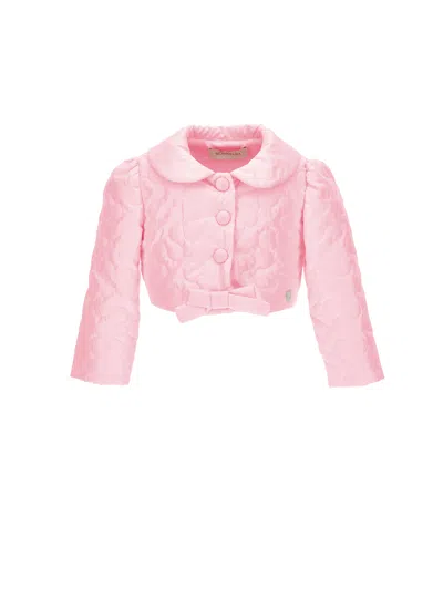 Monnalisa Kids'   Ultralight Jacket In Petal Pink