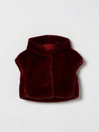 Monnalisa Vestcoat Kids In Burgundy