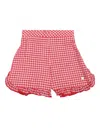 Monnalisa Vichy Shorts In Multi
