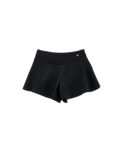 Monnalisa Kids' Viskose-shorts In Black