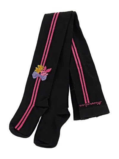 Monnalisa Kids'   Warm Cotton Tights In Black