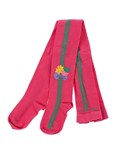 Monnalisa Kids'   Warm Cotton Tights In Violet Tulle