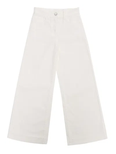 Monnalisa Kids' White Cocktail Jeans