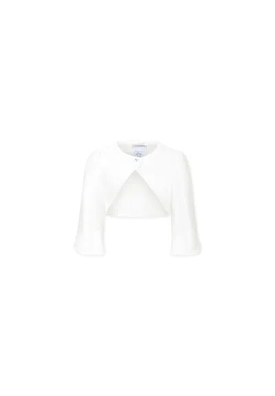 Monnalisa Kids' White Jacket For Girl