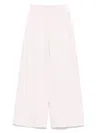 Monnalisa Wide-leg Track Pants In Pink