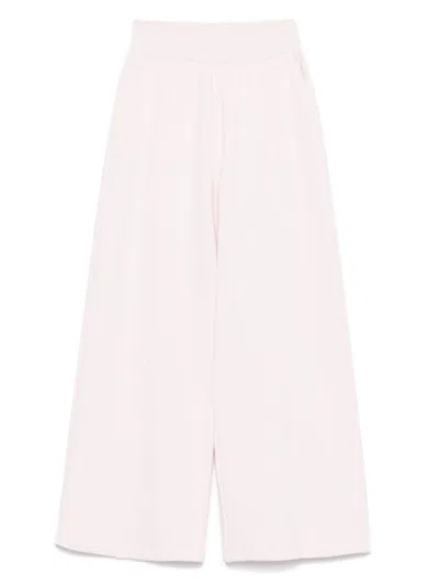 Monnalisa Kids' Wide-leg Track Pants In Pink