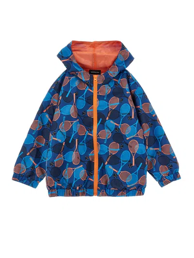 Monnalisa Kids' Winddichte Jacke Mit Reissverschluss In Mehrfarbig