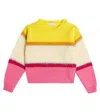 Monnalisa Wool-blend Sweater In Multicoloured
