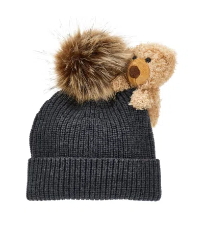 MONNALISA WOOL TEDDY BEANIE
