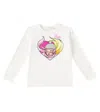 Monnalisa X Barbie Heart-motif T-shirt In White