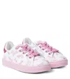 Monnalisa X Barbie Leather Sneakers In White