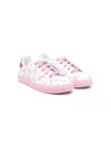 Monnalisa X Barbie Leather Sneakers In White