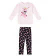 Monnalisa X Barbie Printed Jersey T-shirt And Leggings Set In Multicoloured