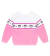 Monnalisa X Chiara Ferragni Eye-motif Jersey Sweatshirt In Sachet Pink