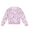 Monnalisa X Chiara Ferragni Printed Wool-blend Sweater In Pink