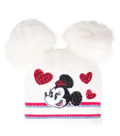 Monnalisa Kids' X Disney®缀饰便帽
