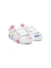 Monnalisa X Disney Alice-print Sneakers In White