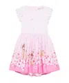 Monnalisa X Disney Bambi-print Dress In Pink