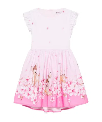 MONNALISA MONNALISA BAMBI POPLIN DRESS