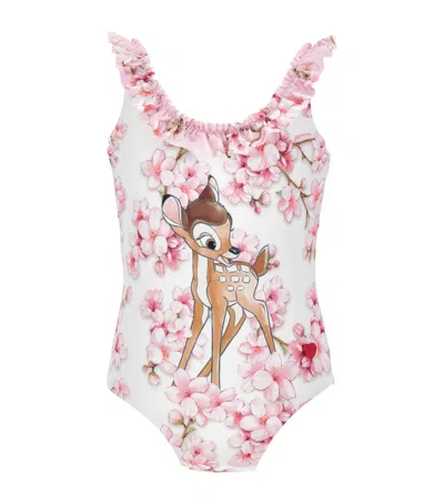 MONNALISA X DISNEY BAMBI PRINT SWIMSUIT