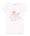 Monnalisa X Disney Bambi-print T-shirt In White