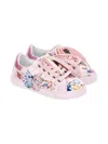 Monnalisa X Disney Stitch Sneakers In Pink