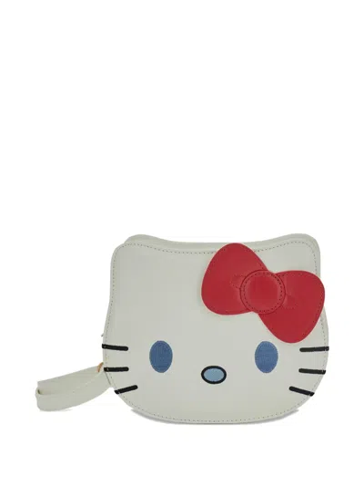 Monnalisa Kids' X Hello Kitty Cross Body Bag In White