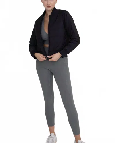 Mono B 2-in-1 Reversible Jacket In Black In Blue