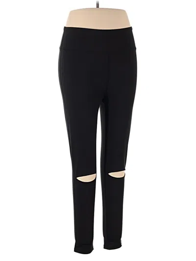 Pre-owned Mono B Active Pants In Black