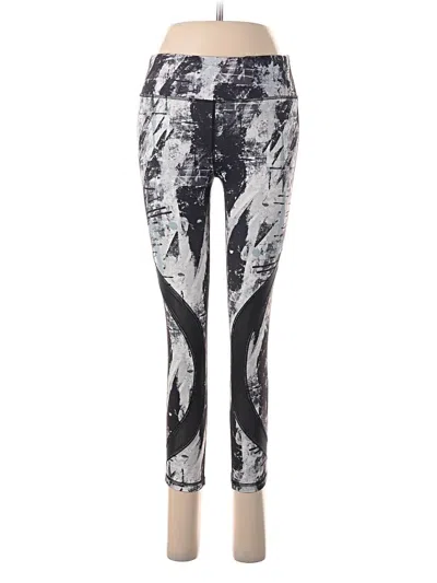 Pre-owned Mono B Active Pants In Silver