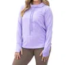 Mono B Activewear Hoodie In Lavender In Purple
