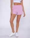 Mono B Athleisure Running Shorts In Pink In Pink