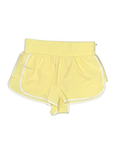 Pre-owned Mono B Athletic Shorts In Yellow