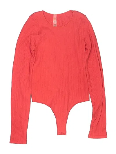 Pre-owned Mono B Bodysuit In Red