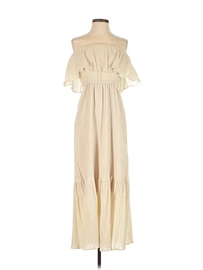 Pre-owned Mono B Casual Dress In White