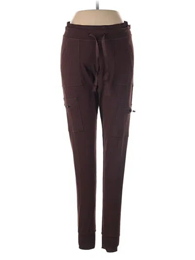 Pre-owned Mono B Casual Pants In Burgundy