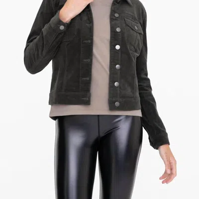 Mono B Clothing Slim Fit Corduroy Jacket In Black