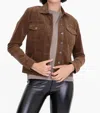 Mono B Courtney Corduroy Jacket In Cocoa In Brown