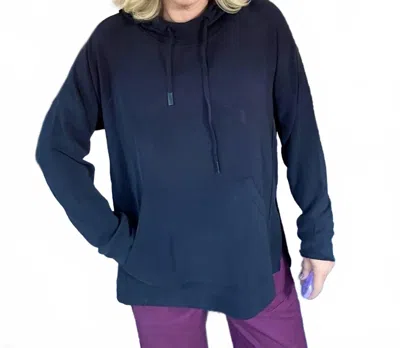 Mono B Dark Horse Hooded Sweatshirt In Black In Blue