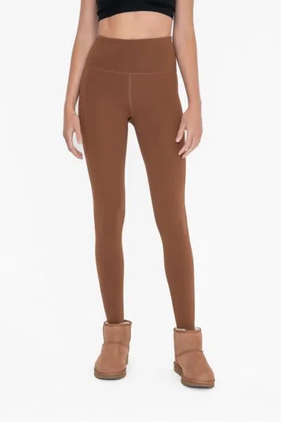 Mono B Essential Solid Legging In Cocoa Dust