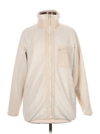 Pre-owned Mono B Fleece Jacket In White