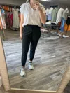 Mono B High Waisted Active Jogger In Black